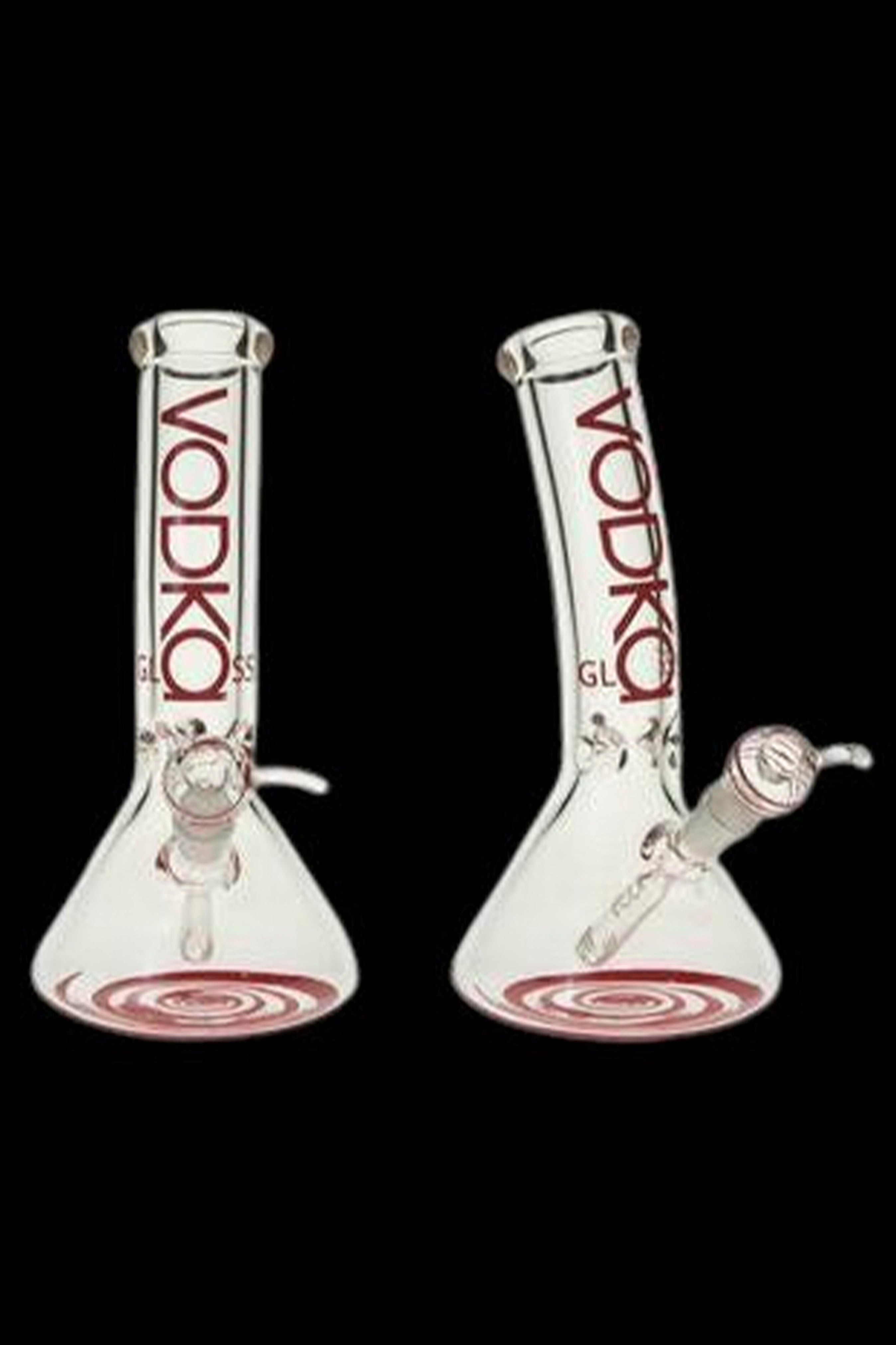 Vodka Glass Bent Neck Beaker Bong