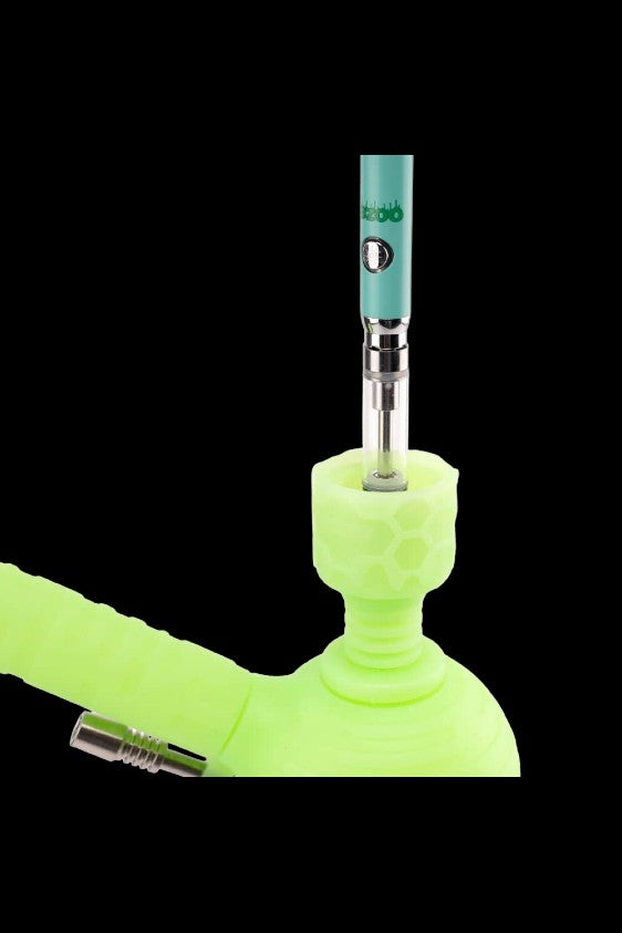 Ooze Blaster Silicone Glass 4-in-1 Hybrid Bong and Dab Straw