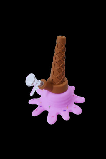 Cloud 8 Silicone Splat Ice Cream Mini Bubbler - Cloud 8 Silicone Splat Ice Cream Mini Bubbler