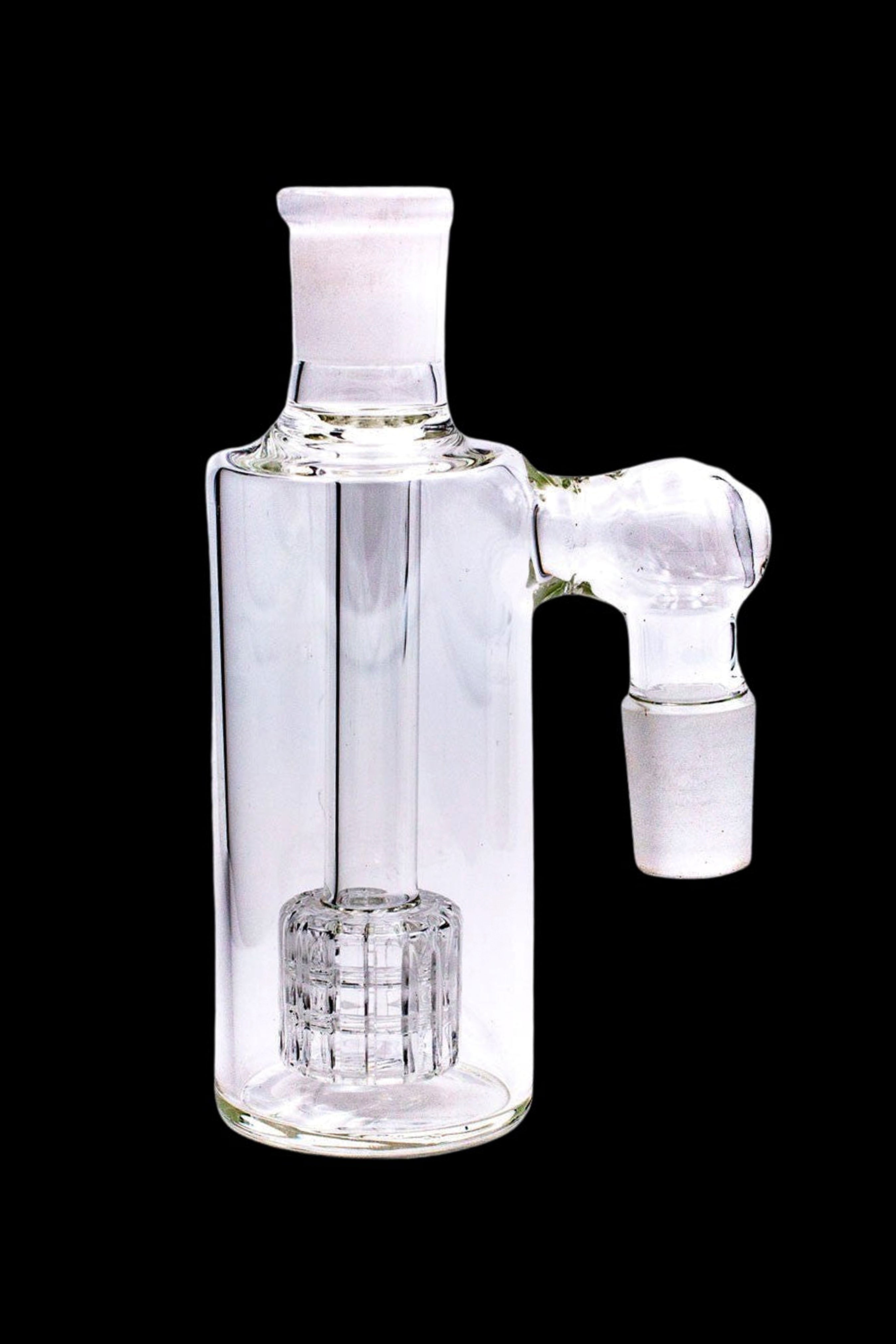 Clear glass bubbler water pipe with diffusion perc.