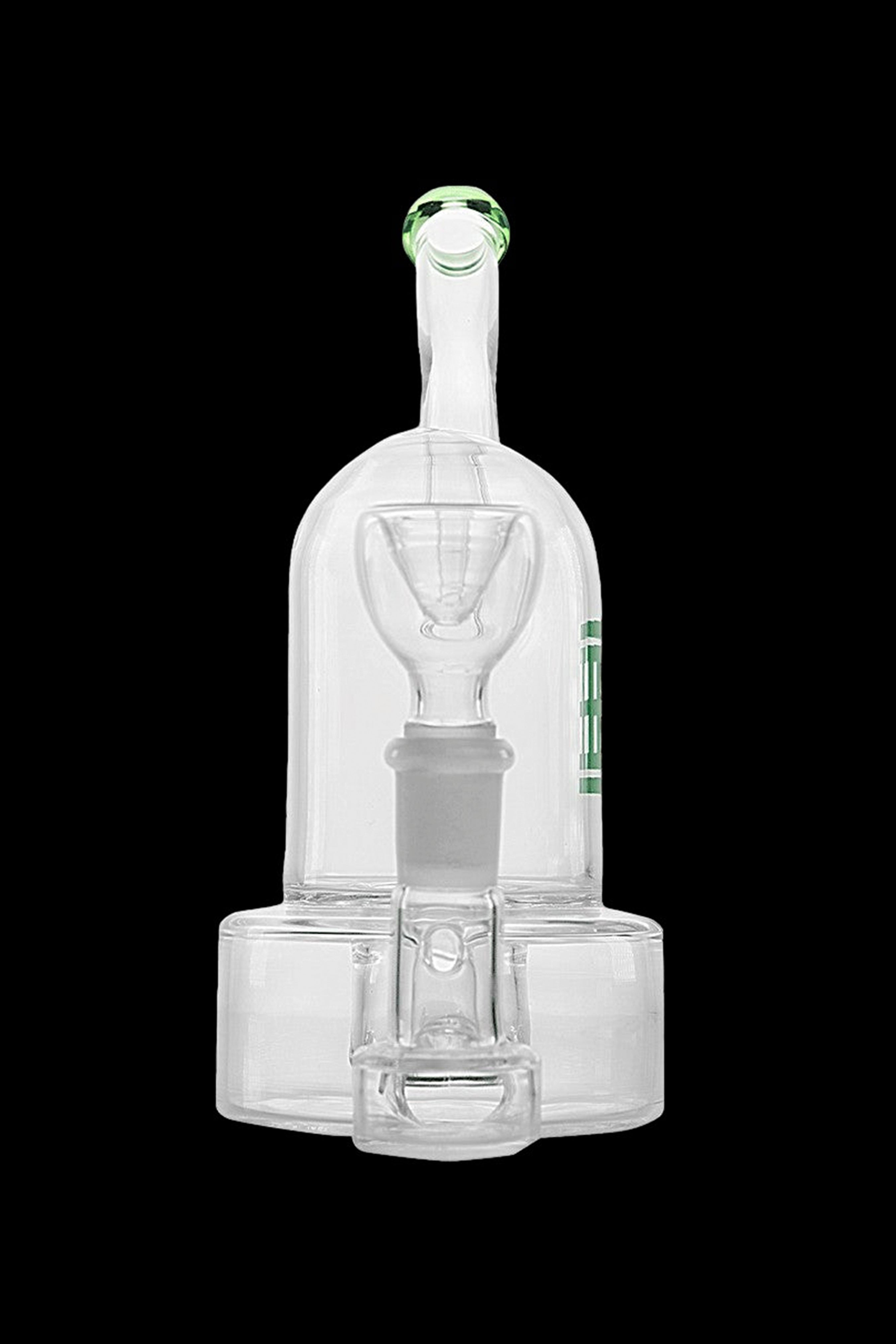 Clear glass rig with bubbler and bowl piece.