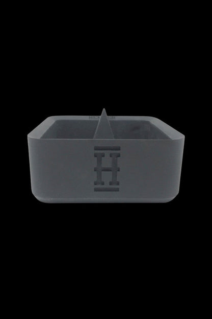 Black cannabis catch tray with a stylized "H" logo.