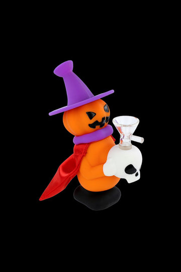 Cloud 8 Silicone Jack O'Lantern Witch Water Pipe - Cloud 8 Silicone Jack O'Lantern Witch Water Pipe