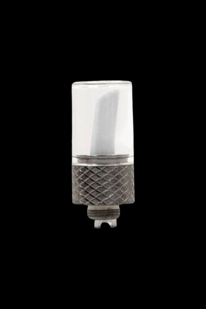 Quartz banger for vaporizing cannabis concentrates.