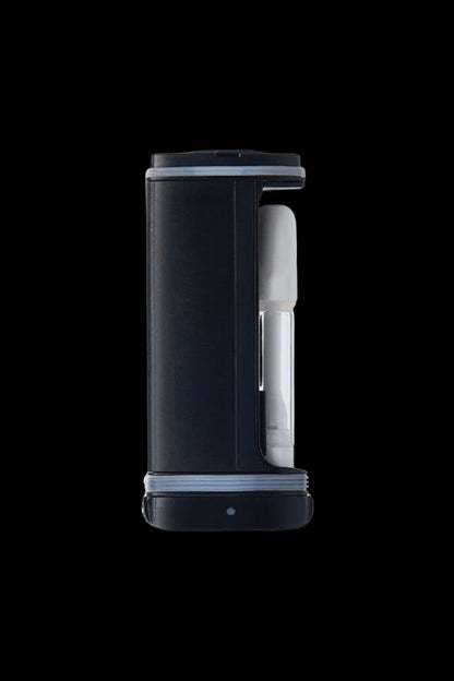 Black cannabis vaporizer pen with a visible cartridge.