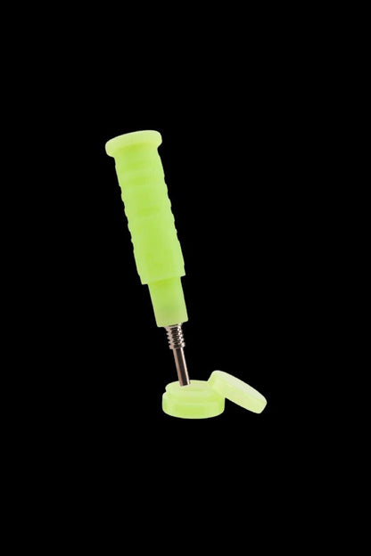 Ooze Blaster Silicone Glass 4-in-1 Hybrid Bong and Dab Straw