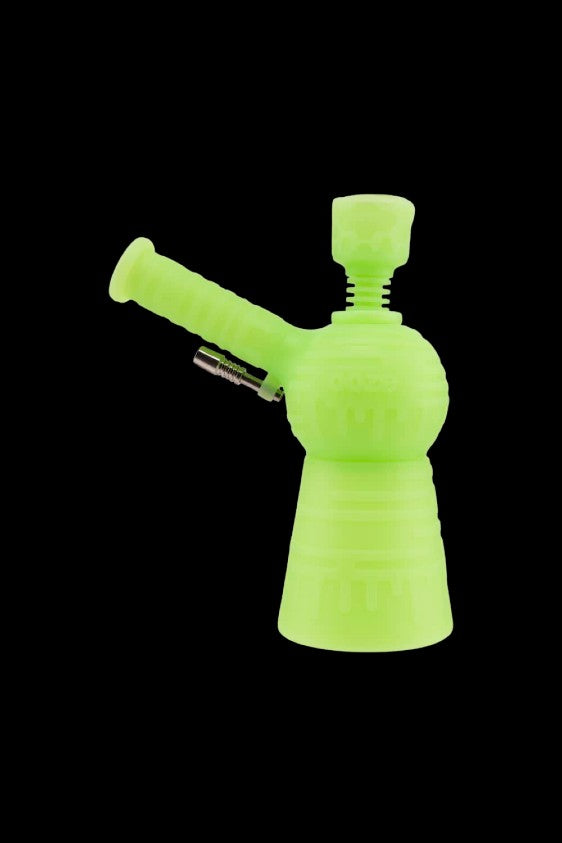 Ooze Blaster Silicone Glass 4-in-1 Hybrid Bong and Dab Straw