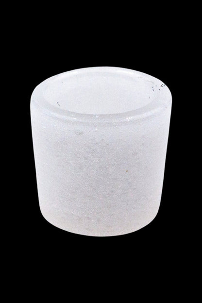 Frosted glass downstem screen.