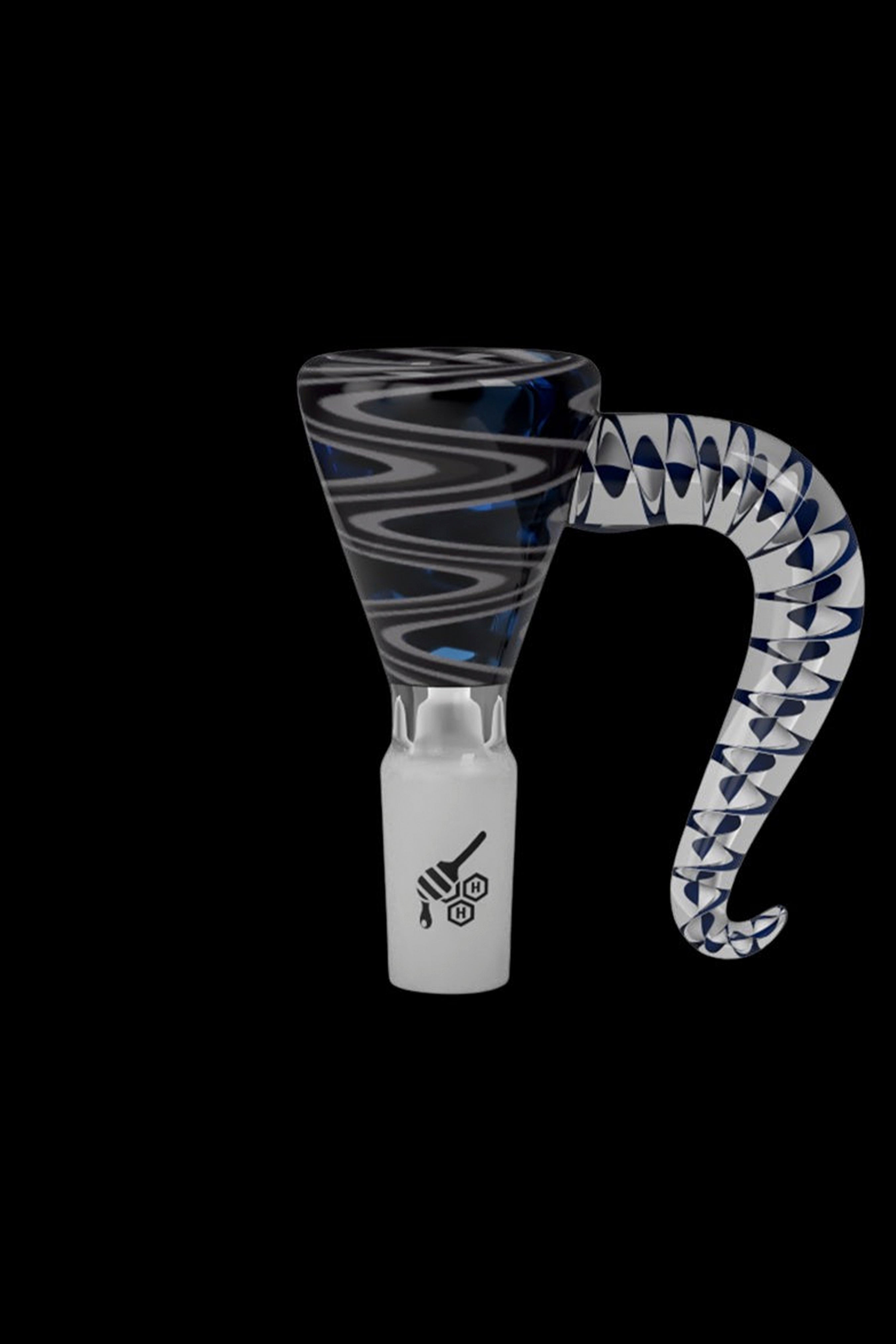 Honeybee Herb Swirl Martini With Horn Pull Flower Bowl