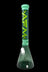 AFM Glass Pulsar Color Glass Beaker Bong - Smokey/ Mint - AFM Glass Pulsar Color Glass Beaker Bong - Smokey/ Mint