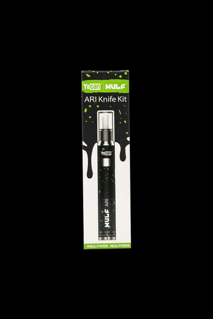 Yocan HULf ARI vape pen kit packaging.