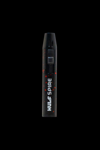 A studio shot of the Wulf Mods Spire Pen Torch, displaying its sleek, pen-like design against a plain black background.