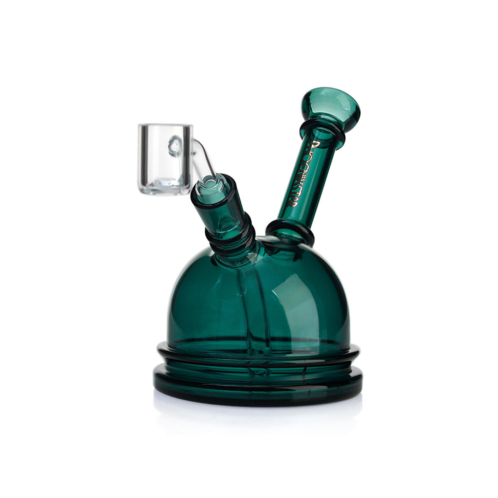 Green Flower Phoenix Star 6 Inch Translucent Dome Dab Rig