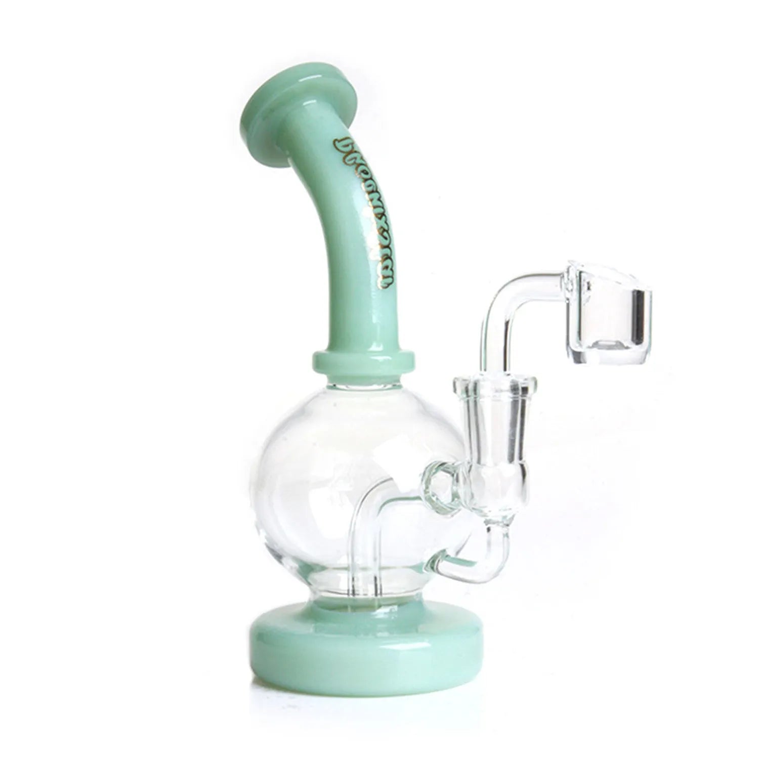 Green Flower Phoenix Star 7 Inch Shorty Ball Rig With Insert Perc