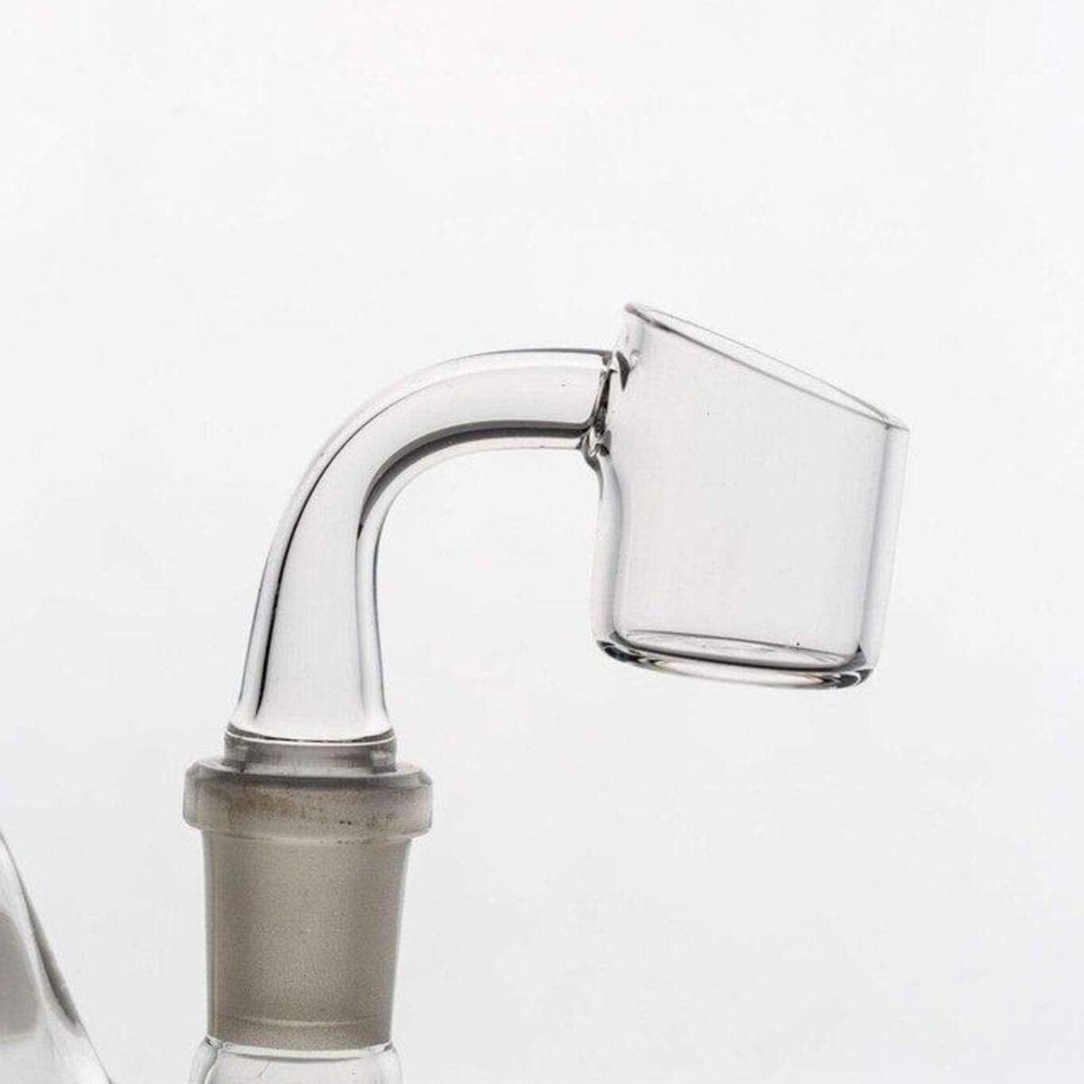 Quartz banger for dabbing cannabis concentrates.