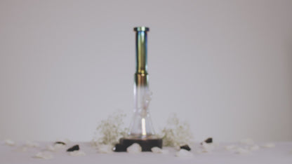 Queen of Bud Black Obsidian Dual Use Bong - 14 in.