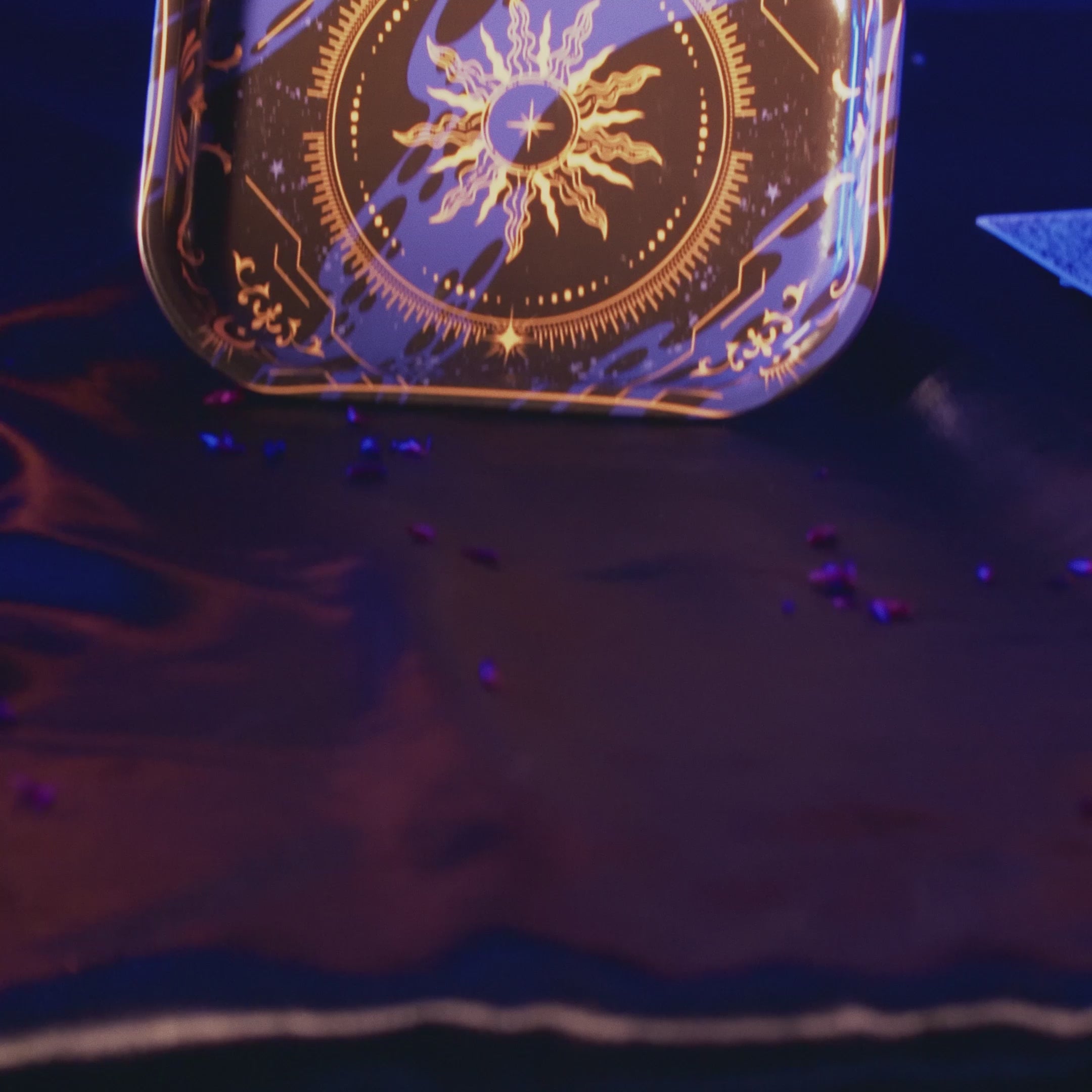 Smoke Cartel Famous Design -  Astral Power Rolling Tray Small