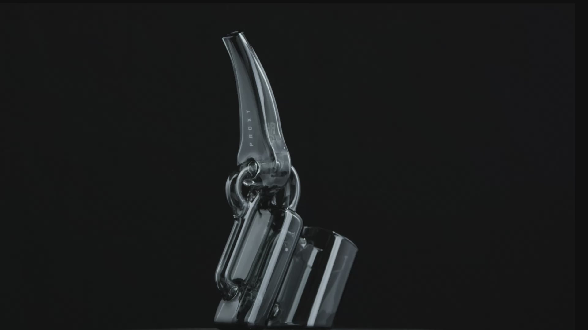 Load video: Puffco x Ryan Fitt Glass Recycler Attachment for Puffco Proxy