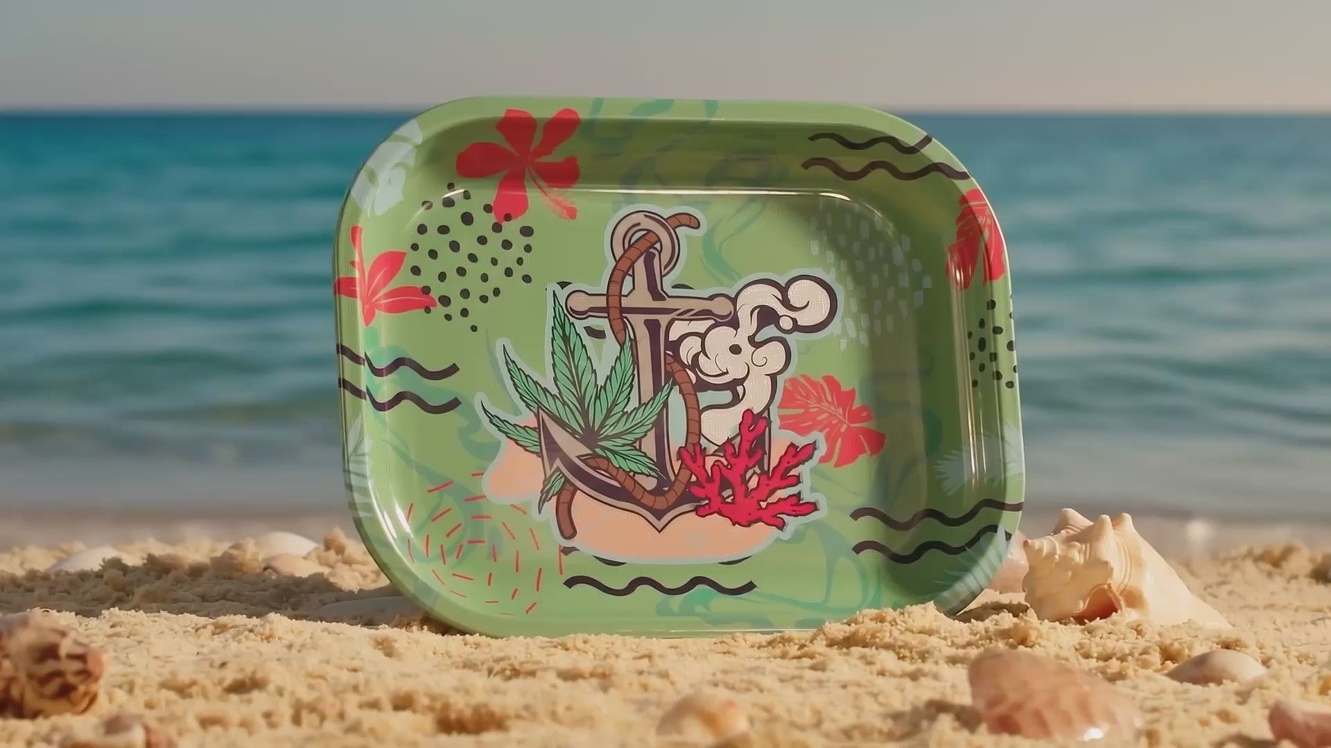 Smoke Cartel Cabana Cannabis Co.Tray -Ahoy-Small