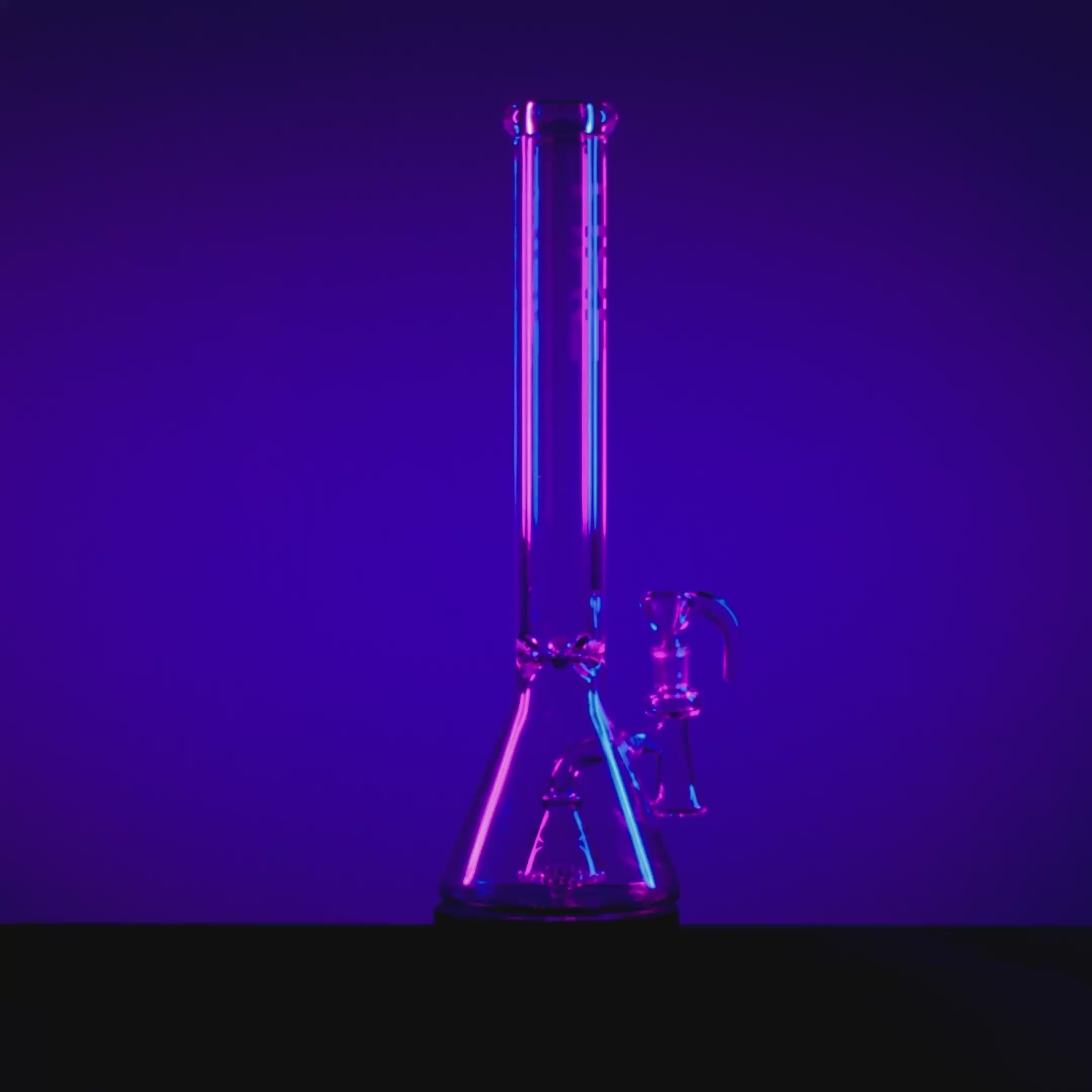 Hue - Professor Water Pipe Clear - 18.5"