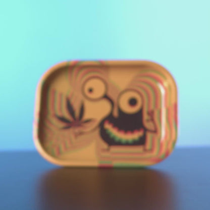 Puff Puff Pass Rolling Tray - Green Herb