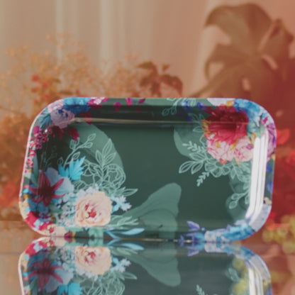 Famous Design Floral Lush Rolling Tray