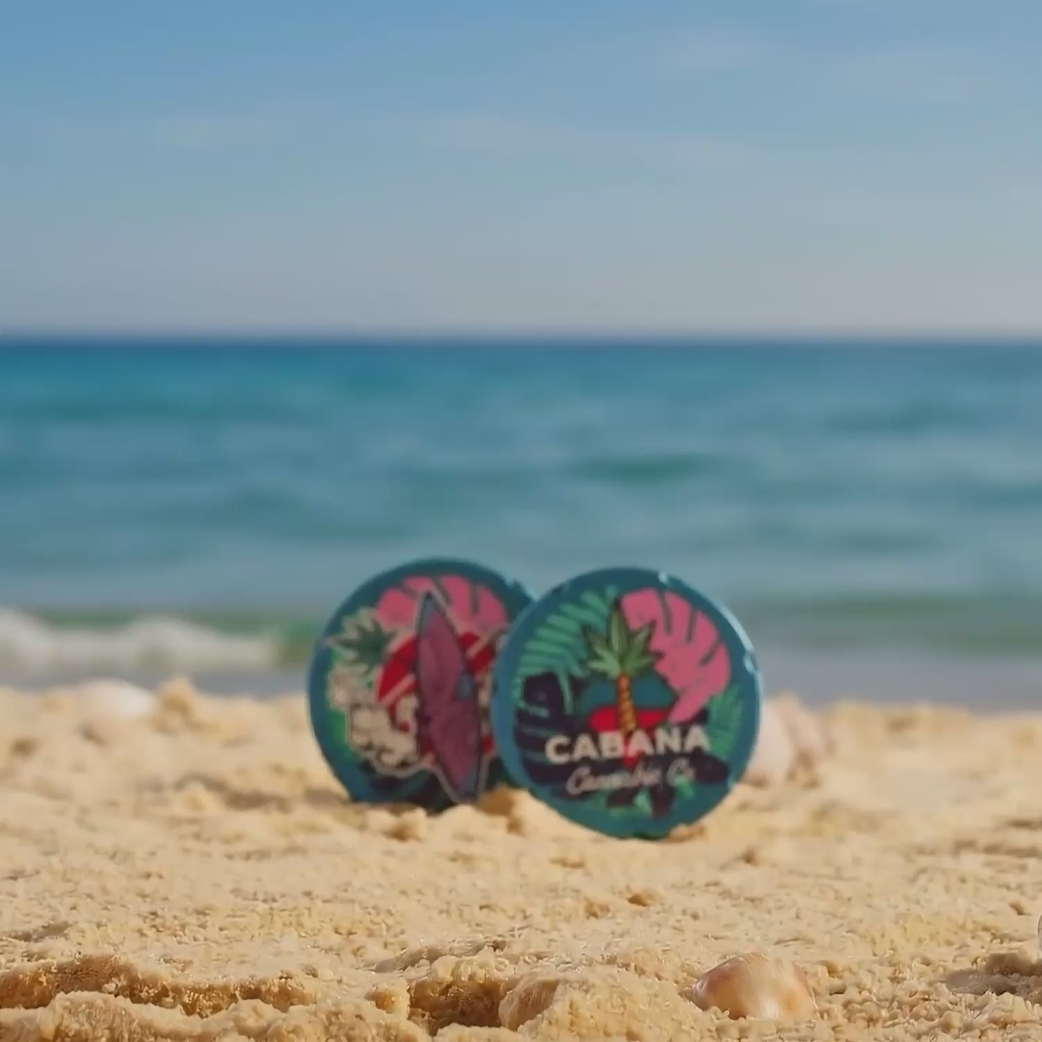 Cabana Cannabis Co. 3-Stage Grinder Swell Blue