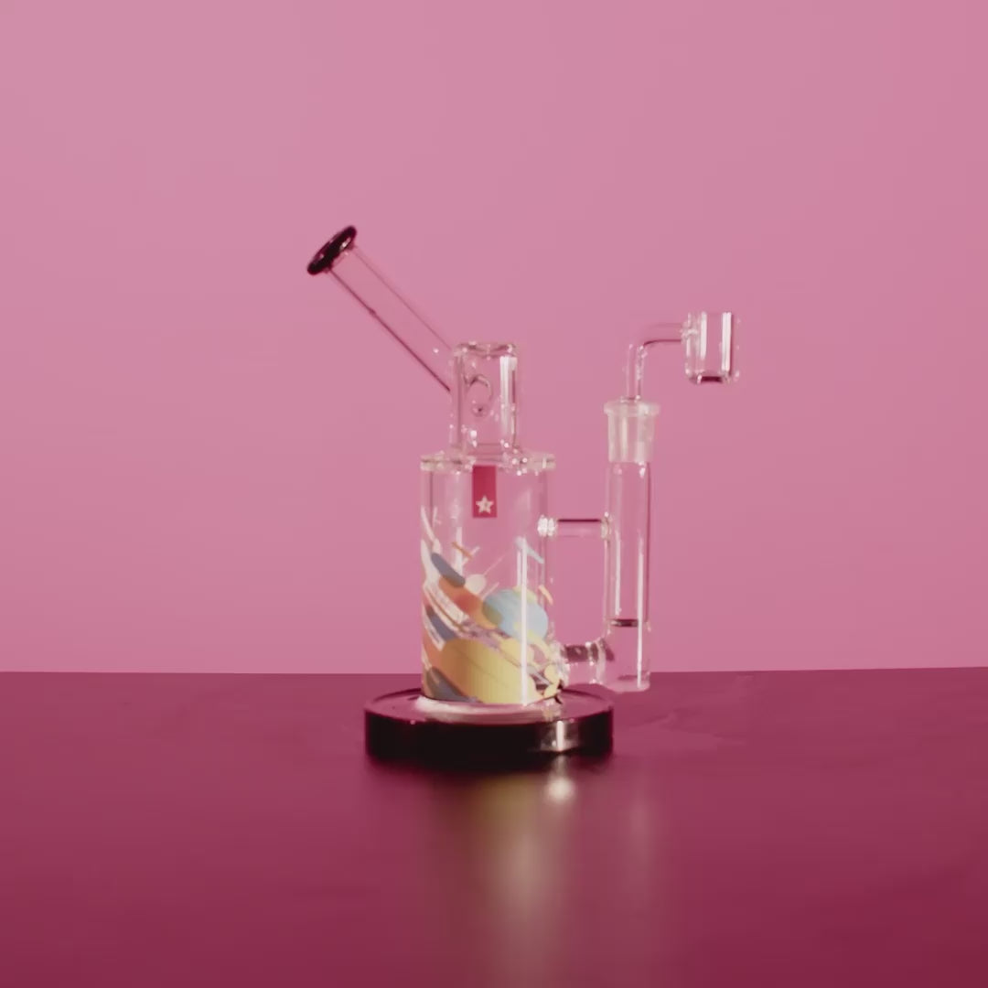 Famous Brandz "Versuz" Sidecar Rig with Quartz Banger