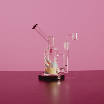 Famous Brandz "Versuz" Sidecar Rig with Quartz Banger