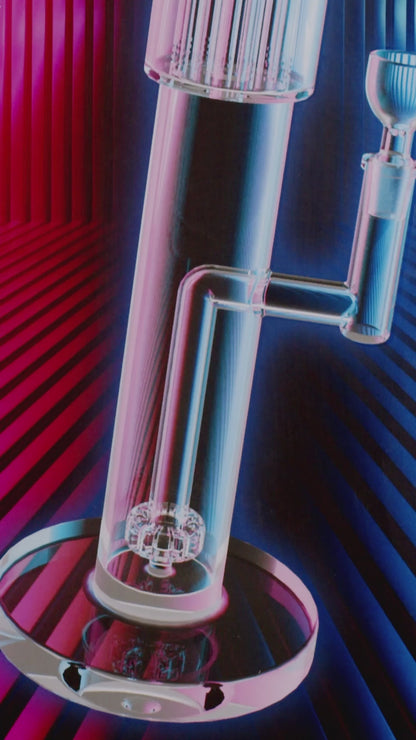 Hue - Tower Water Pipe Clear - 17.75"