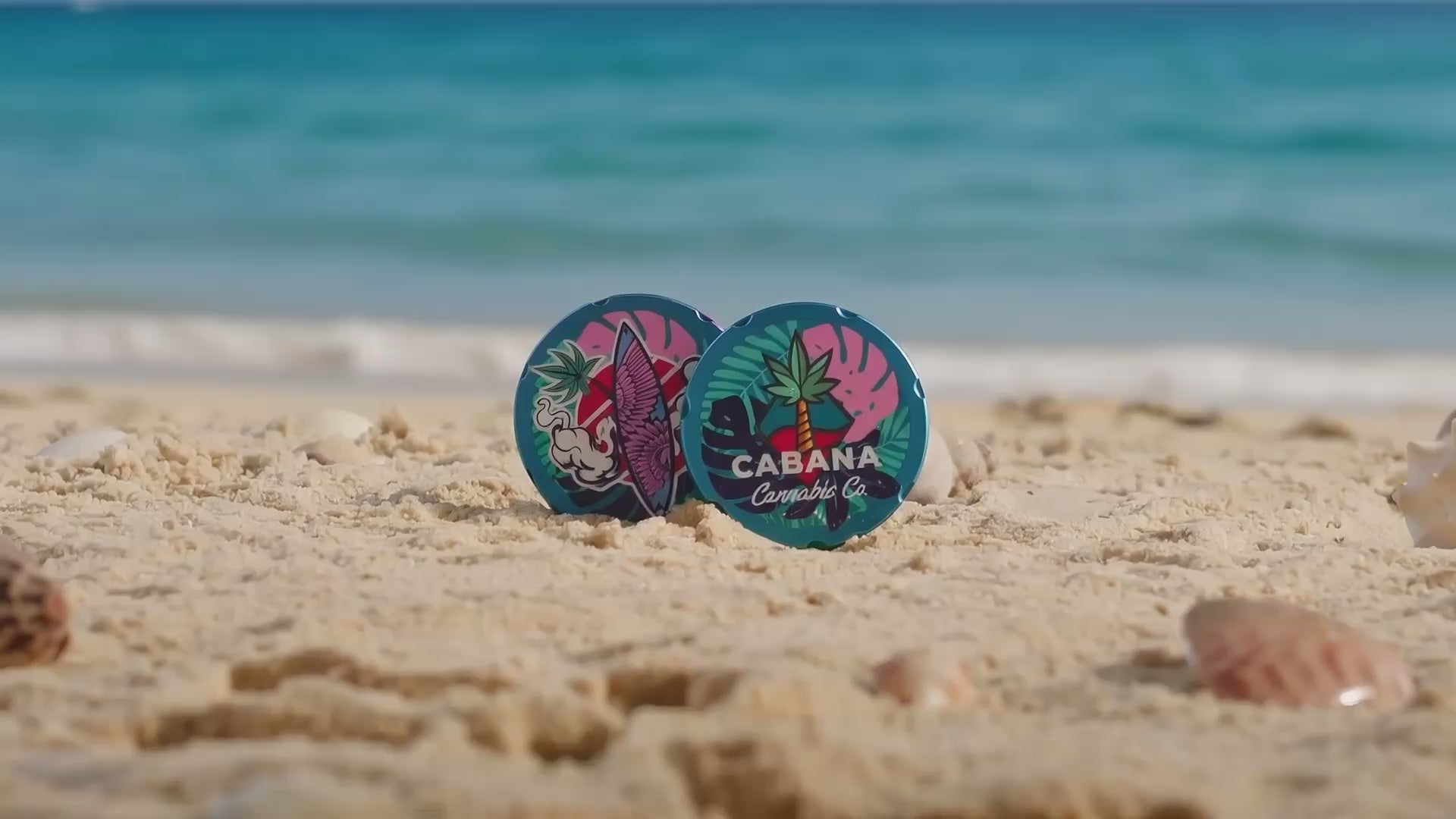 Cabana Cannabis Co. 3-Stage Grinder Swell Blue