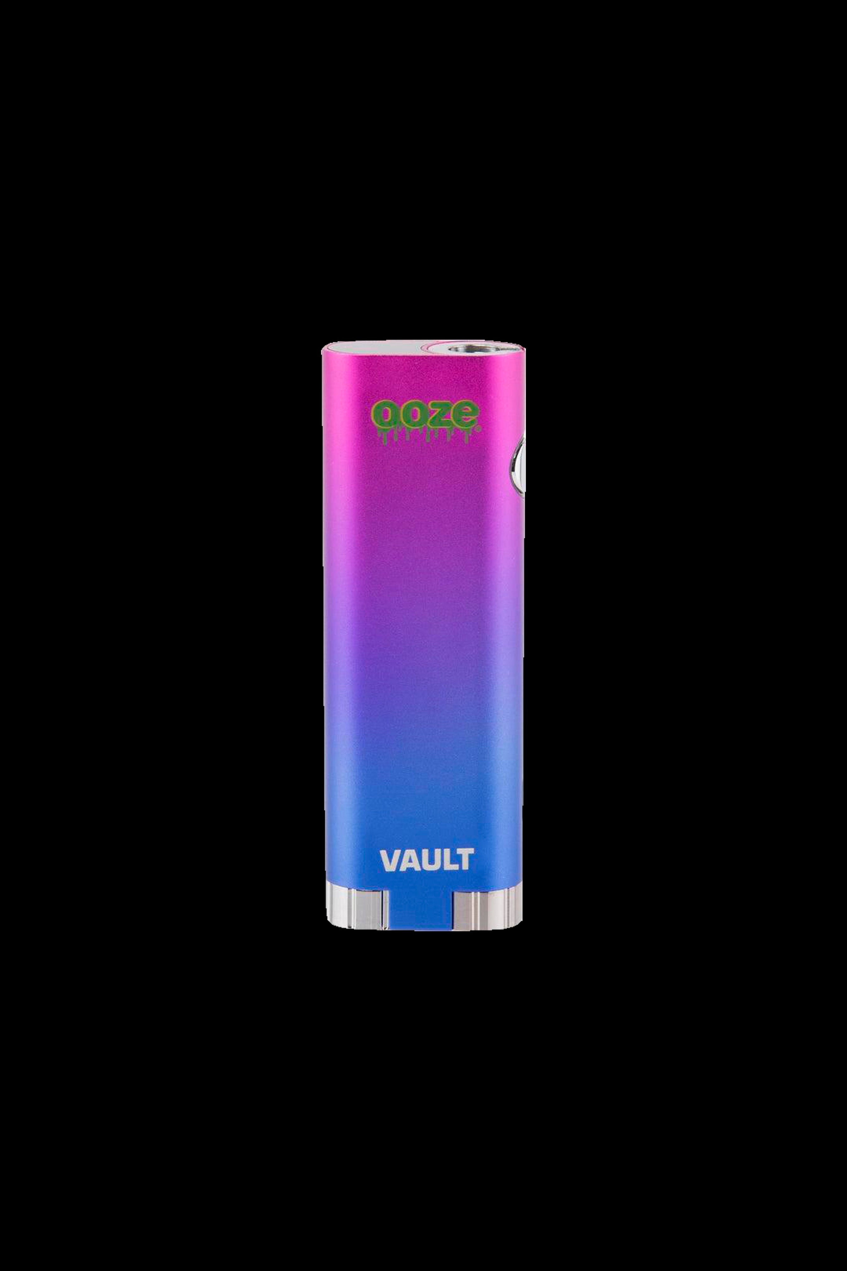 Purple and blue Goze Vault cannabis oil applicator.