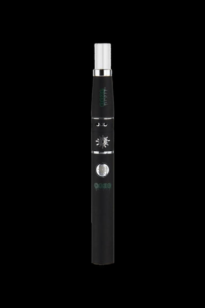 Black Yocan Evolve Plus XL vape pen with a digital display.