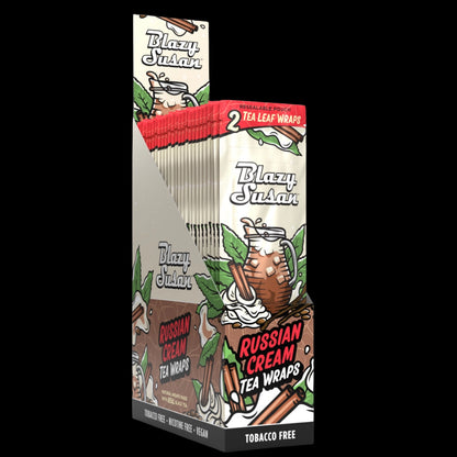 Blazy Susan Russian Cream Tea Leaf Wraps - Display Box