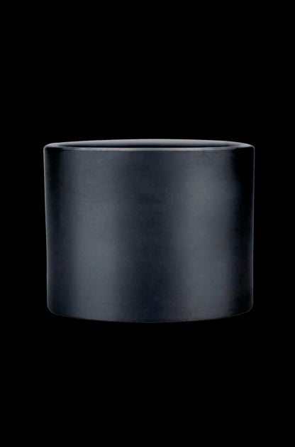 Black cannabis storage container.