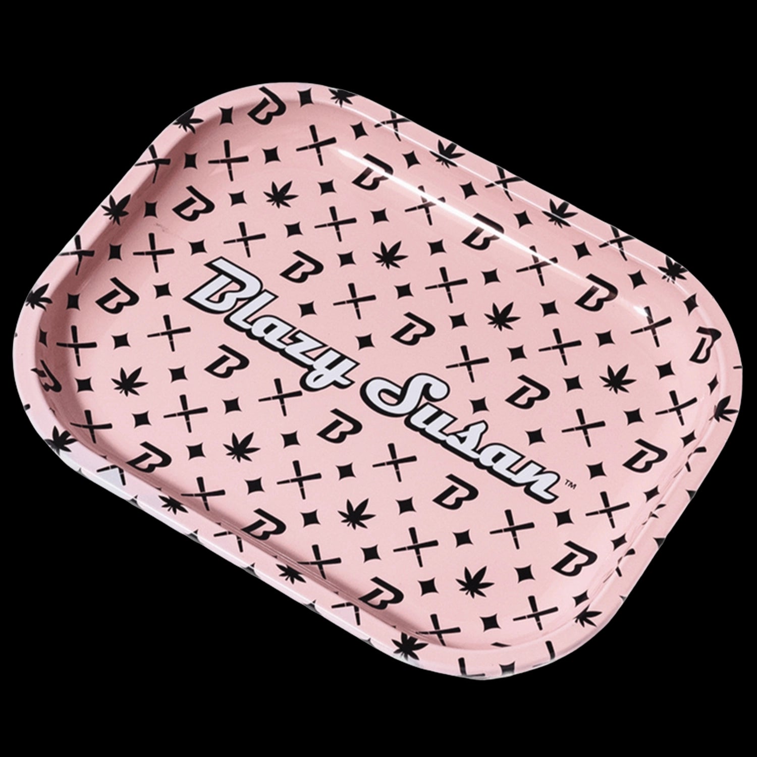 Blazy Susan Metal Rolling Tray