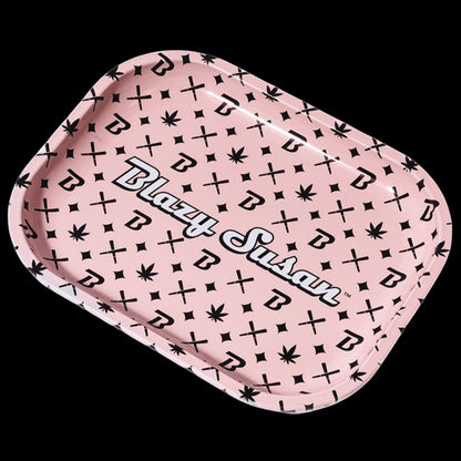 Blazy Susan Metal Rolling Tray