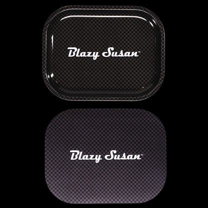 Blazy Susan Metal Rolling Tray