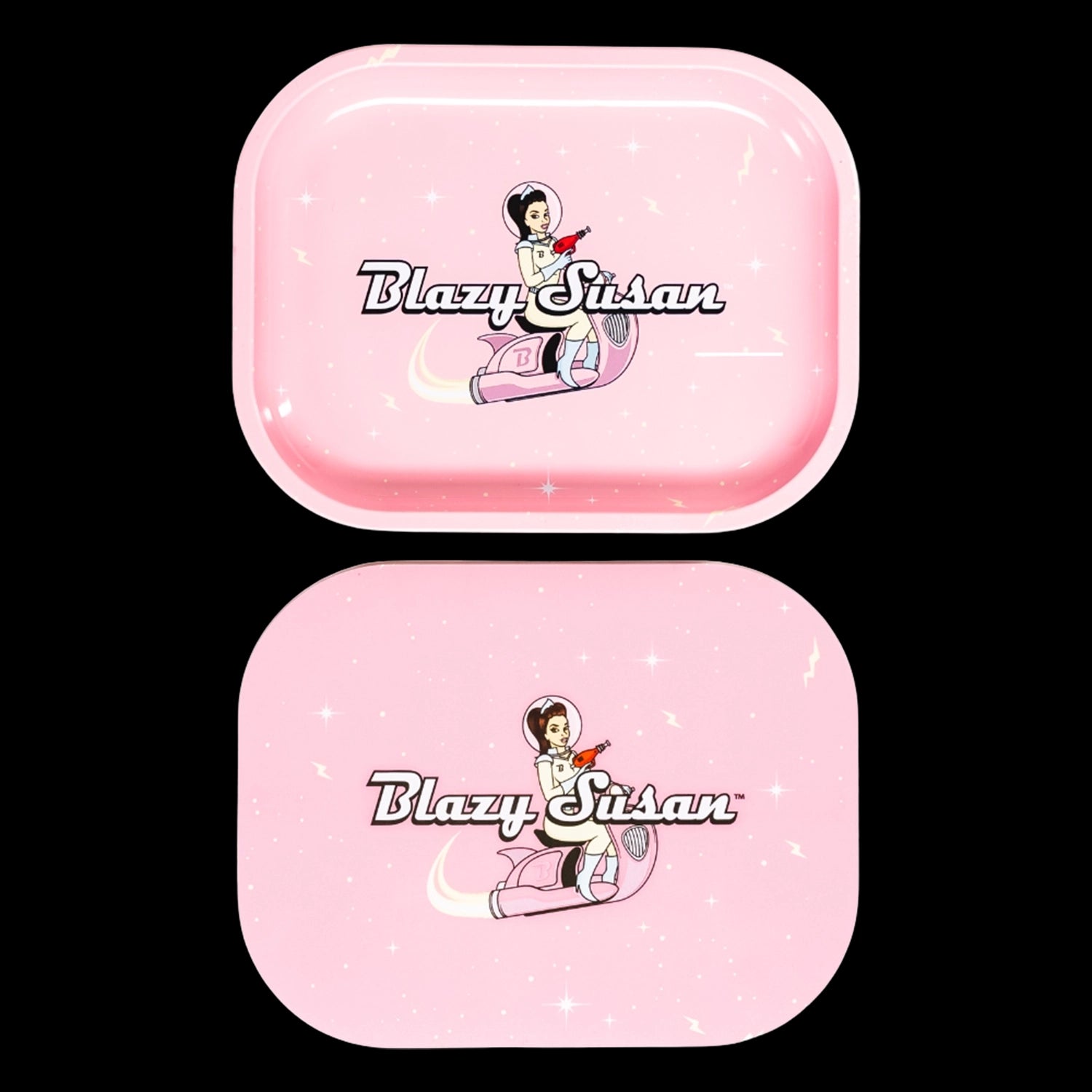 Blazy Susan Metal Rolling Tray