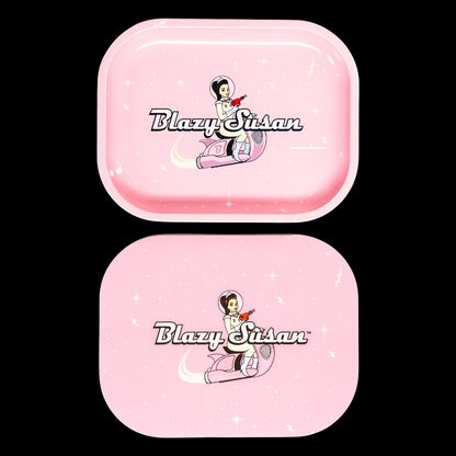 Blazy Susan Metal Rolling Tray