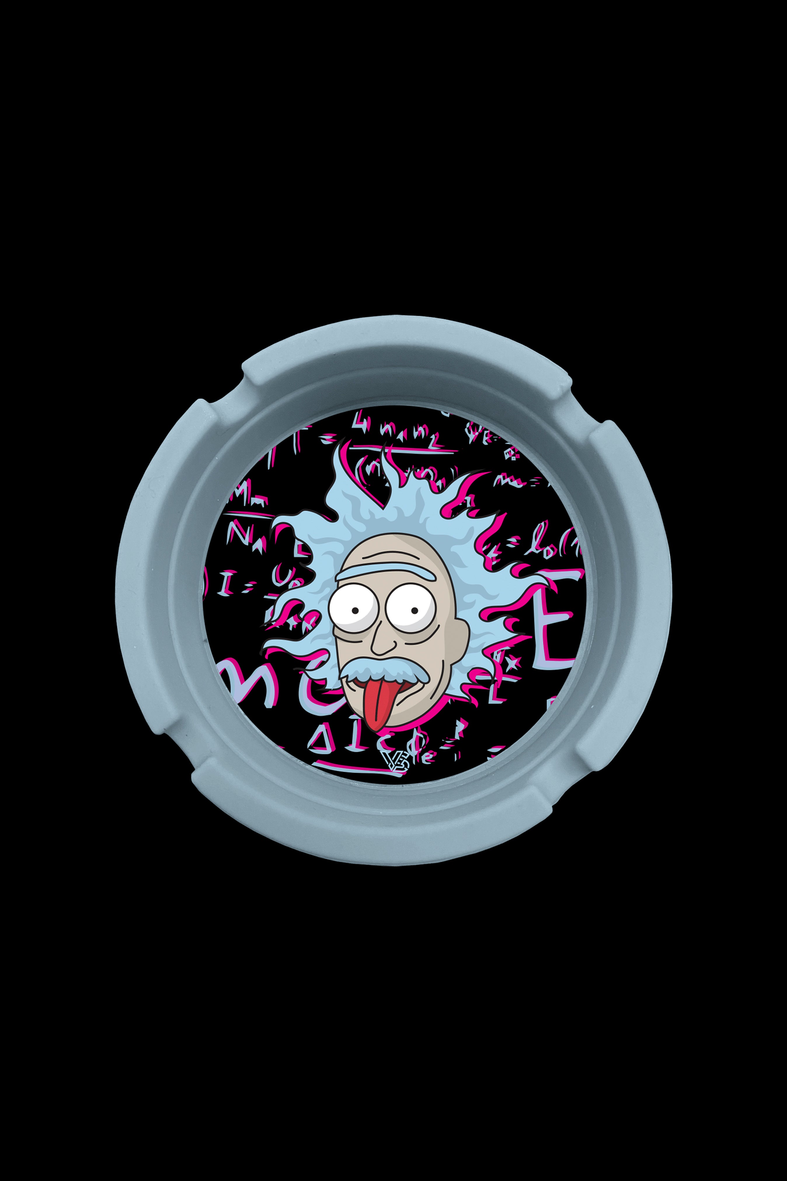 Rick Sanchez-themed silicone container for cannabis concentrates.