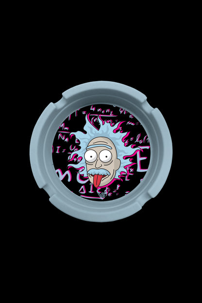 Rick Sanchez-themed silicone container for cannabis concentrates.