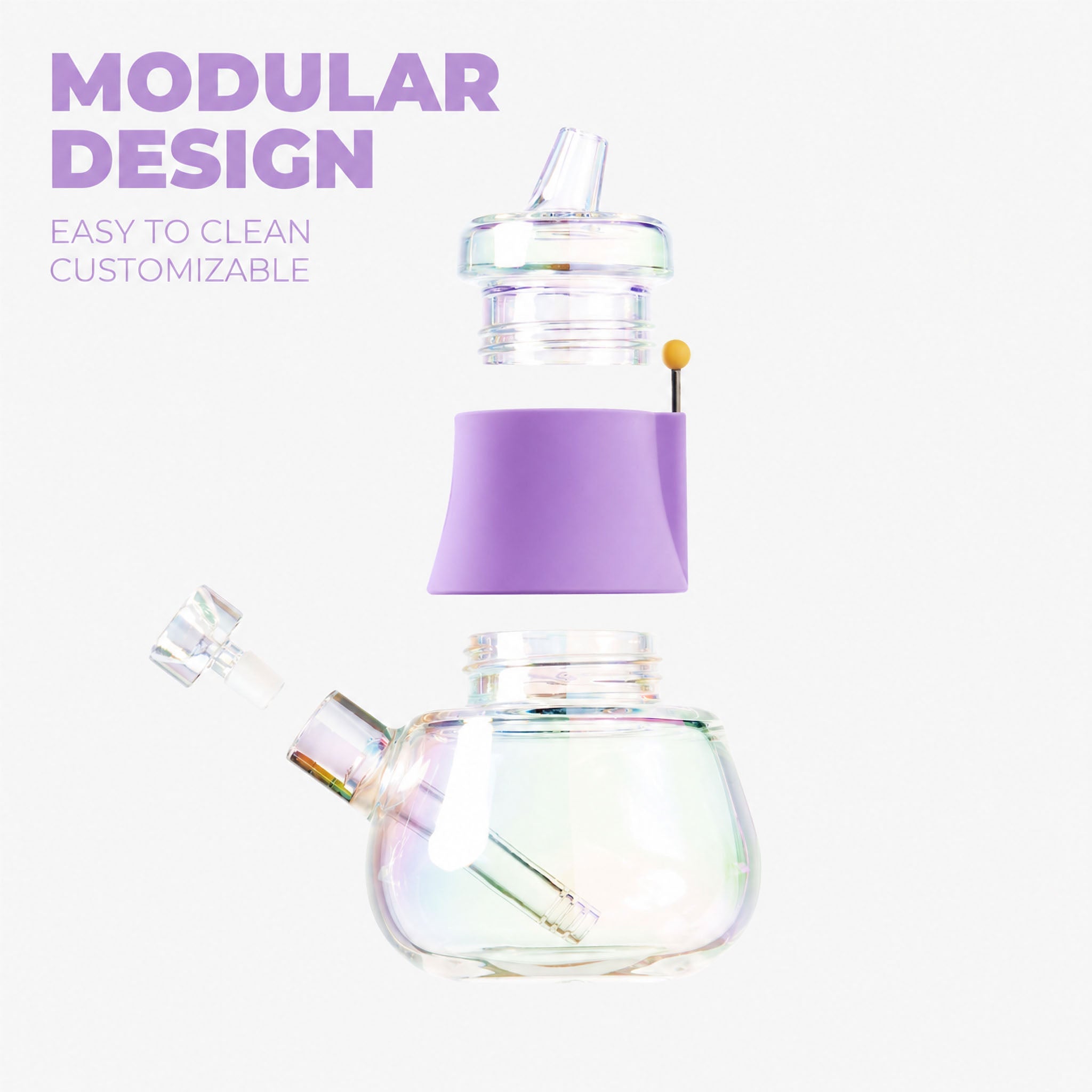 Weday The Iridescent Bubbler - Lavender