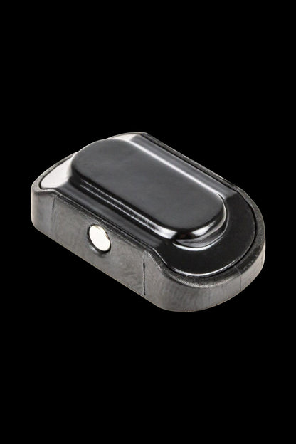 Black cannabis oil cartridge.