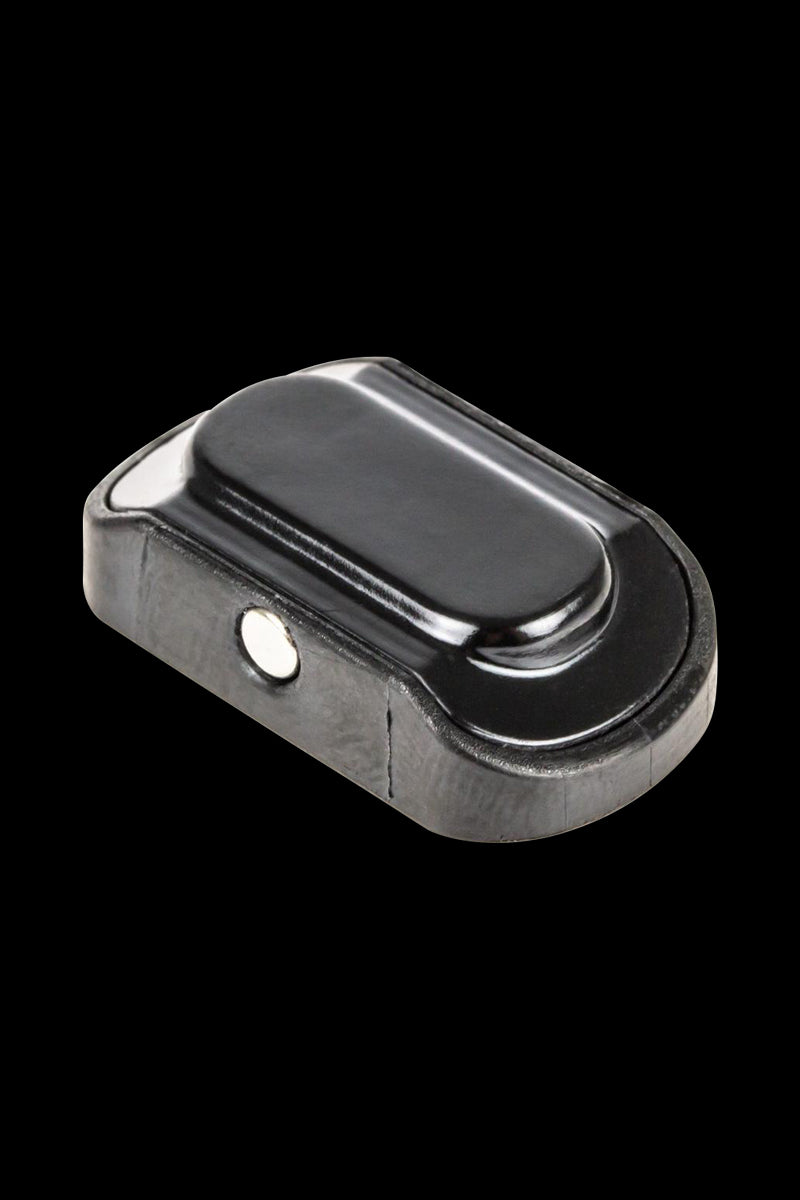 Black cannabis oil cartridge.