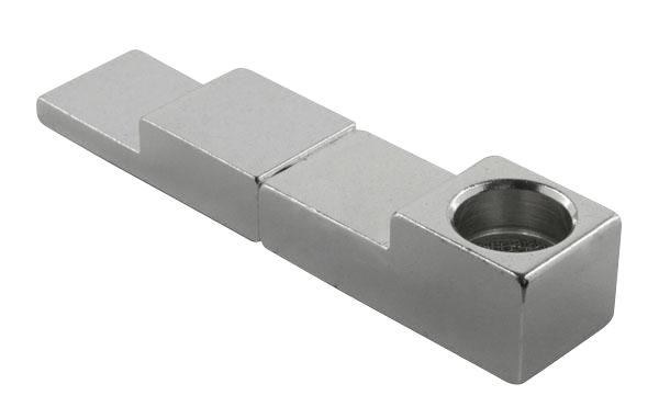 A side view of the foldable, magnetic “The 12 Steps” pipe, showcasing its compact, segmented design.