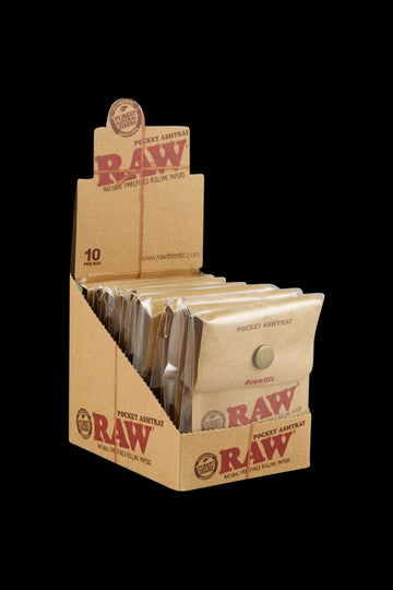 Raw Pocket Ashtray 10 Piece Display