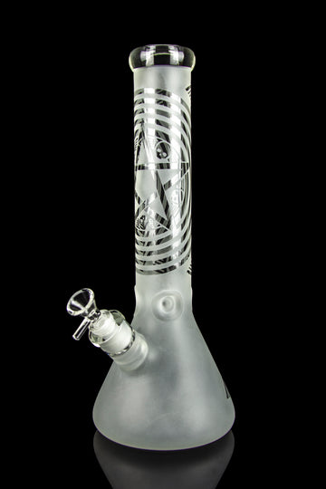 Calibear Dark Magic Frosted Water Pipe - Calibear Dark Magic Frosted Water Pipe