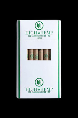 High Hemp Eco Cardboard Filter Tips - 12 Pack Bulk