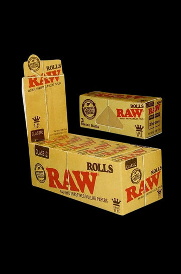 RAW King Size Rolls Rolling Paper - 12 Pack